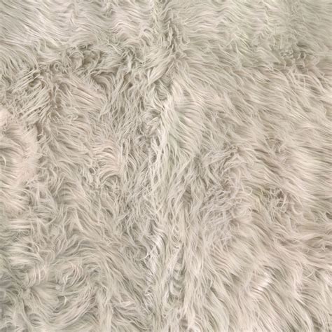 shaggy faux fur material